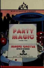 Cover of: Party magic from the Magic Castle