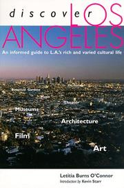 Cover of: Discover Los Angeles: an informed guide to L.A.'s rich and varied cultural life