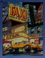 Cover of: Taxi: a book of city words