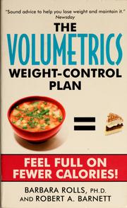 Cover of: Volumetrics: feel full on fewer calories