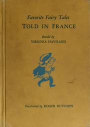 Cover of: Favorite fairy tales told in France by Virginia Haviland