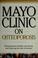 Cover of: Mayo clinic on osteoporosis