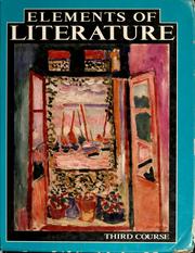 Cover of: Elements of literature by Robert Anderson