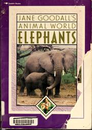 Cover of: Jane Goodall's animal world: Elephants