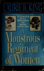 Cover of: A monstrous regiment of women | Laurie R. King