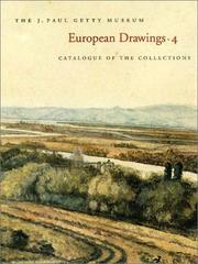 Cover of: European Drawings 4: Catalogue of the Collections (J Paul Getty Museum//European Drawings)