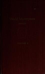 Cover of: World masterpieces: volume 2-literature of Western Culture since the Renaissance