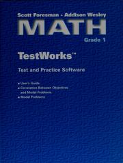 Cover of: Scott Foresman-Addison Wesley math: Teacher's resource package : grade 1.