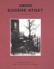 Cover of: In Focus: Eugene Atget : Photographs from the J. Paul Getty Museum (In Focus)