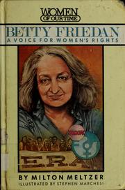 Cover of: Betty Friedan: a voice for women's rights