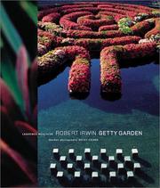 Cover of: Robert Irwin Getty Garden by Lawrence Weschler