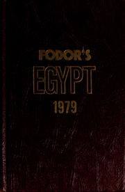 Cover of: Fodor's Egypt