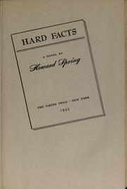 Cover of: Hard facts by Howard Spring