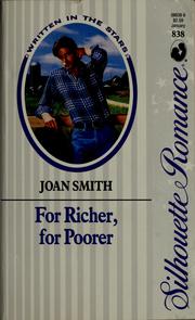 For richer, for poorer by Joan Smith