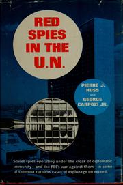 Cover of: Red spies in the UN