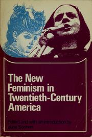Cover of: The new feminism in twentieth-century America.
