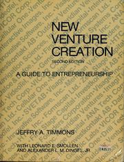 Cover of: New venture creation: a guide to entrepreneurship