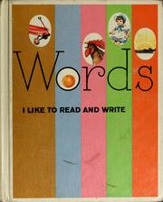 Cover of: Words I like to read and write