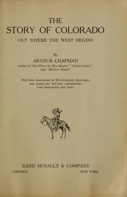 Cover of: The story of Colorado, out where the West begins