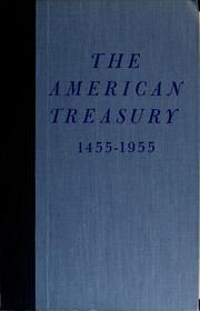 Cover of The American treasury, 1455-1955