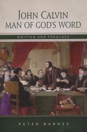 Cover of: John Calvin | 