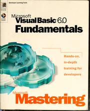 Cover of: Microsoft Visual Basic 6.0 fundamentals