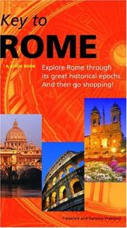 Cover of: Key to Rome by Frederick Vreeland, Vanessa Vreeland