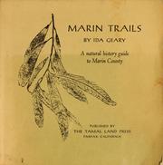 Cover of: Marin trails: a natural history guide to Marin County