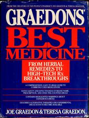 Cover of: Graedon's best medicine by Joe Graedon