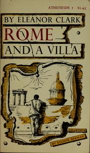 Cover of: Rome and a villa. by Eleanor Clark