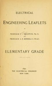 Cover of: Electrical engineering leaflets