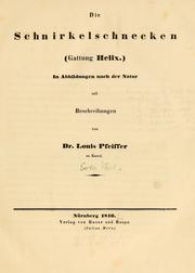 Cover of: Systematisches Conchylien-cabinet by Friedrich Heinrich Wilhelm Martini
