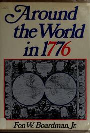 Cover of: Around the world in 1776 by Fon Wyman Boardman