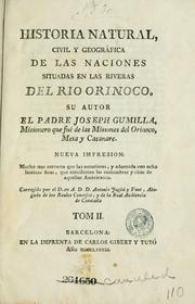 Cover of: Historia natural, civil y geografica de las naciones situadas en las riveras del rio Orinoco