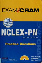 Cover of: NCLEX-PN practice questions by Wilda Rinehart