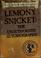 Cover of: Lemony Snicket: The Unauthorized Autobiography (A Series of Unfortunate Events)