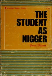 Cover of: The student as Nigger: essays and stories