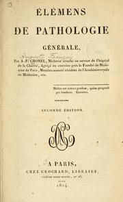 Cover of: Élémens de pathologie générale