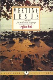 Cover of: Meeting Jesus by Leighton Ford