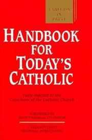 Cover of: Handbook for today's Catholic by 