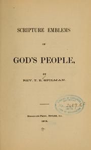 Cover of: Scripture emblems of God's people