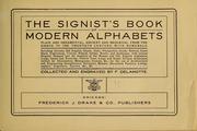 Cover of: The signist's book of modern alphabets