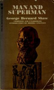 Cover of: Man and superman by George Bernard Shaw