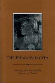 Cover of: Bhagavad Gītā by translated and introduced by Antonio de Nicolás.