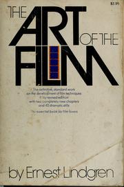 Cover of: The art of the film by Ernest Lindgren