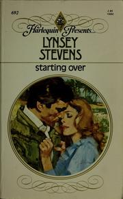 Cover of: Starting over