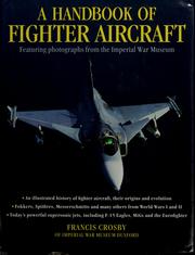 Cover of: A Handbook of Fighter Aircraft by Francis Crosby