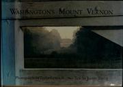Cover of: Washington's Mount Vernon.