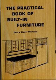 Cover of: The Practical Book of Built-In Furniture by Henry Lionel Williams