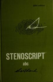 Cover of: Stenoscript abc shorthand